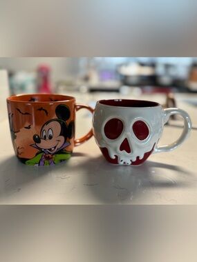 Walt Disney World park Halloween mugs
